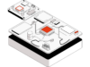 Illustration von einem Gateway im isometrischen Stil